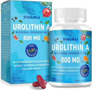 SAGLIKLI - Saglikli Urolithin A 800Mg. 120 Capsulas - The Red Vitamin MX - Suplementos Alimenticios - {{ shop.shopifyCountryName }}