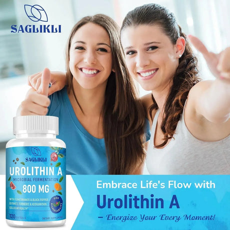 SAGLIKLI - Saglikli Urolithin A 800Mg. 120 Capsulas - The Red Vitamin MX - Suplementos Alimenticios - {{ shop.shopifyCountryName }}
