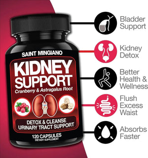 SAINT MINGIANO - Saint Mingiano Kidney Support Cleanse Detox & Repair 120 Capsulas - The Red Vitamin MX - Suplementos Alimenticios - {{ shop.shopifyCountryName }}