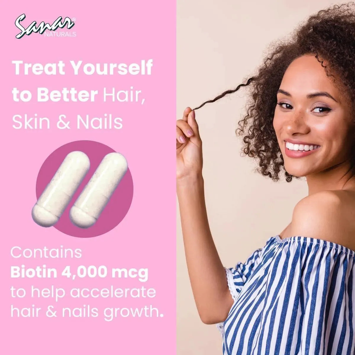 SANAR NATURALS - Sanar Naturals Collagen Pills with Biotin Supports Hair Growth, Nail, Skin 150 Capsulas - The Red Vitamin MX - Suplementos Alimenticios - {{ shop.shopifyCountryName }}