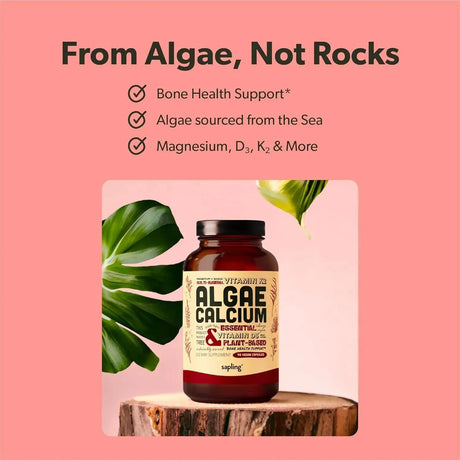 SAPLING - Sapling Algae Calcium 90 Capsulas - The Red Vitamin MX - Suplementos Alimenticios - {{ shop.shopifyCountryName }}