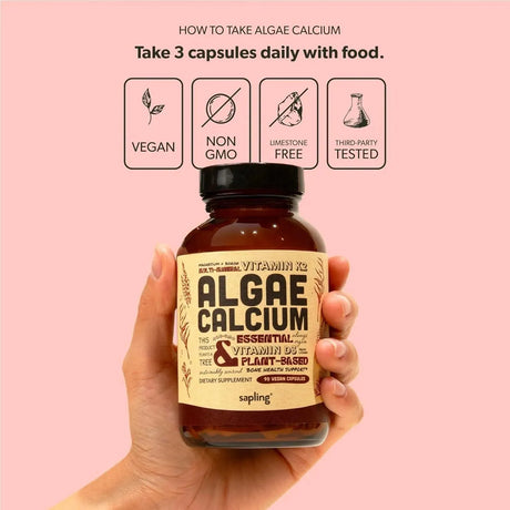 SAPLING - Sapling Algae Calcium 90 Capsulas - The Red Vitamin MX - Suplementos Alimenticios - {{ shop.shopifyCountryName }}