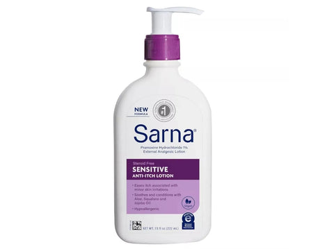 SARNA - Sarna Sensitive Itch Relief Fragrance Free Lotion 222Ml. - The Red Vitamin MX - Cremas Corporales - {{ shop.shopifyCountryName }}