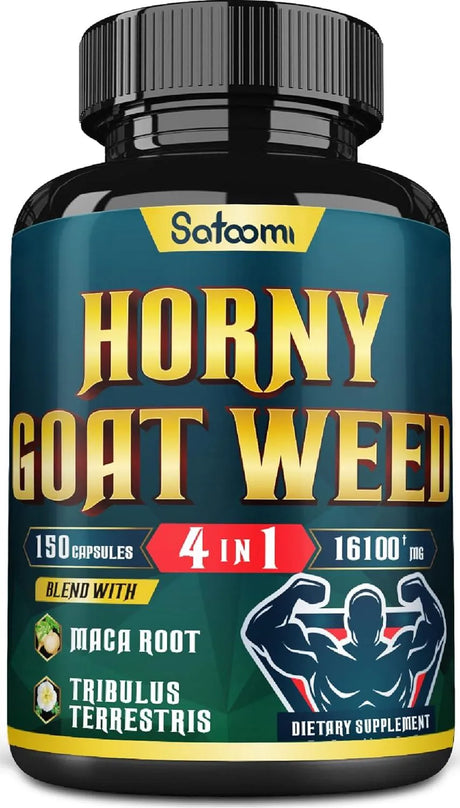 SATOOMI - Satoomi Horny Goat Weed 16,100Mg. 150 Capsulas - The Red Vitamin MX - Suplementos Alimenticios - {{ shop.shopifyCountryName }}