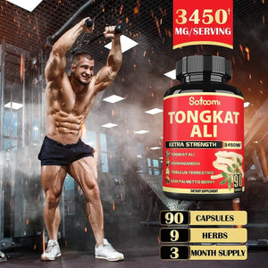 SATOOMI - Satoomi Natural Tongkat Ali Root Extract 3450Mg. 90 Capsulas - The Red Vitamin MX - Suplementos Alimenticios - {{ shop.shopifyCountryName }}