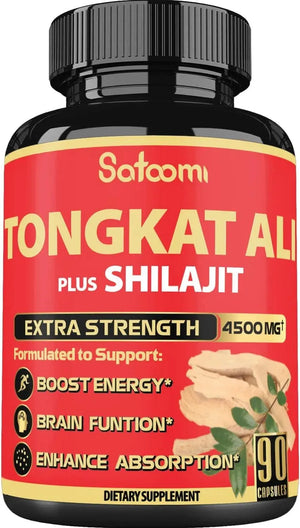 SATOOMI - Satoomi Tongkat Ali Shilajit Blended 4500 Mg. 90 Capsulas - The Red Vitamin MX - Suplementos Alimenticios - {{ shop.shopifyCountryName }}