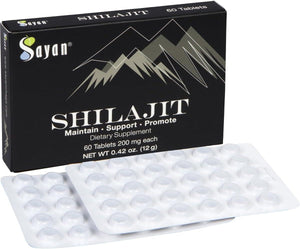 SAYAN - Sayan Pure Shilajit Genuine Black Resin Mineral Pitch Tablets 60 Tabletas - The Red Vitamin MX - Suplementos Alimenticios - {{ shop.shopifyCountryName }}