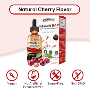 SBR NUTRITION - SBR Nutrition Extra Strength 6000mcg Vitamin B12 Sublingual Liquid Drops 60Ml. - The Red Vitamin MX - Suplementos Alimenticios - {{ shop.shopifyCountryName }}