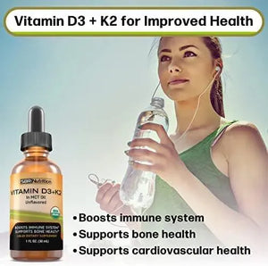 SBR NUTRITION - SBR Nutrition Vitamin D3 + K2 (MK-7) Liquid Drops with MCT Oil 30Ml. - The Red Vitamin MX - Suplementos Alimenticios - {{ shop.shopifyCountryName }}