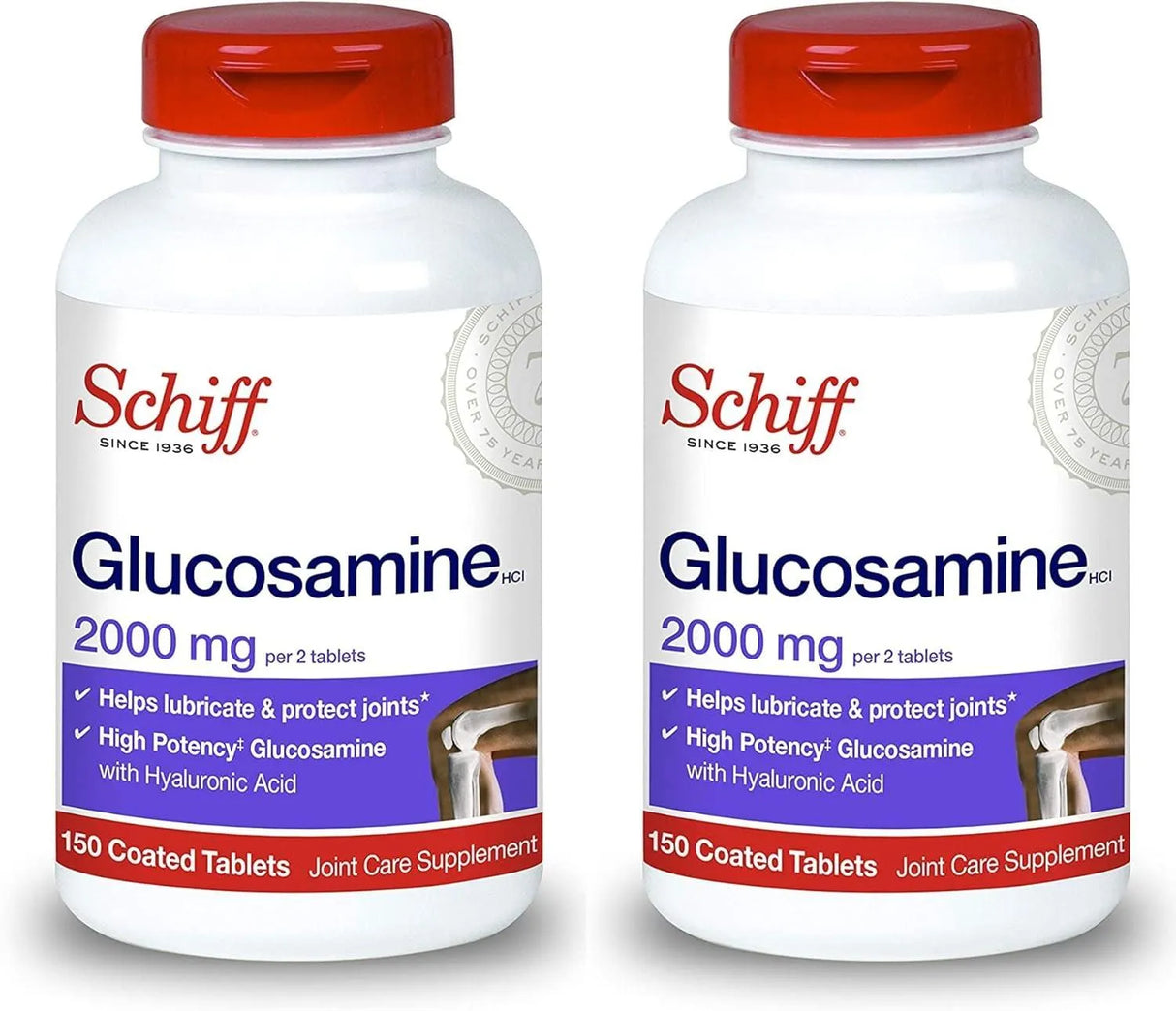 SCHIFF - Schiff Glucosamine 2000Mg. 150 Tabletas 2 Pack - The Red Vitamin MX - Suplementos Alimenticios - {{ shop.shopifyCountryName }}