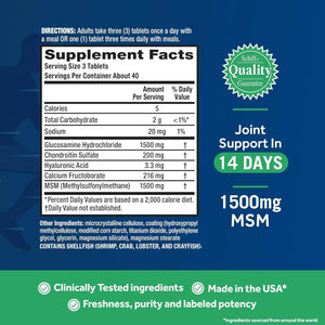 SCHIFF - Schiff Move Free Joint Health Advanced Plus MSM 120 Tabletas - The Red Vitamin MX - Suplementos Alimenticios - {{ shop.shopifyCountryName }}