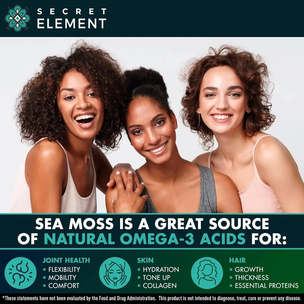 SECRET ELEMENT - Secret Element Organic Sea Moss 120 Capsulas - The Red Vitamin MX - Suplementos Alimenticios - {{ shop.shopifyCountryName }}