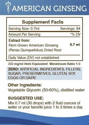 SECRETS OF THE TRIBE - Secrets of the Tribe American Ginseng Tincture 2 Fl.Oz. - The Red Vitamin MX - Suplementos Alimenticios - {{ shop.shopifyCountryName }}