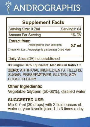 SECRETS OF THE TRIBE - Secrets of the Tribe Andrographis Alcohol-Free Liquid Extract 2 Fl.Oz. - The Red Vitamin MX - Suplementos Alimenticios - {{ shop.shopifyCountryName }}