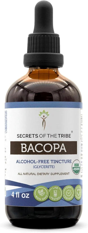 SECRETS OF THE TRIBE - Secrets of the Tribe Bacopa USDA Organic Extract 4 Fl. Oz. - The Red Vitamin MX - Suplementos Alimenticios - {{ shop.shopifyCountryName }}