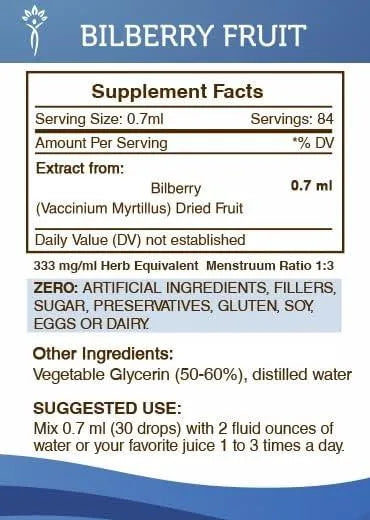 SECRETS OF THE TRIBE - Secrets of the Tribe Bilberry Liquid Extract 2 Fl.Oz. - The Red Vitamin MX - Suplementos Alimenticios - {{ shop.shopifyCountryName }}