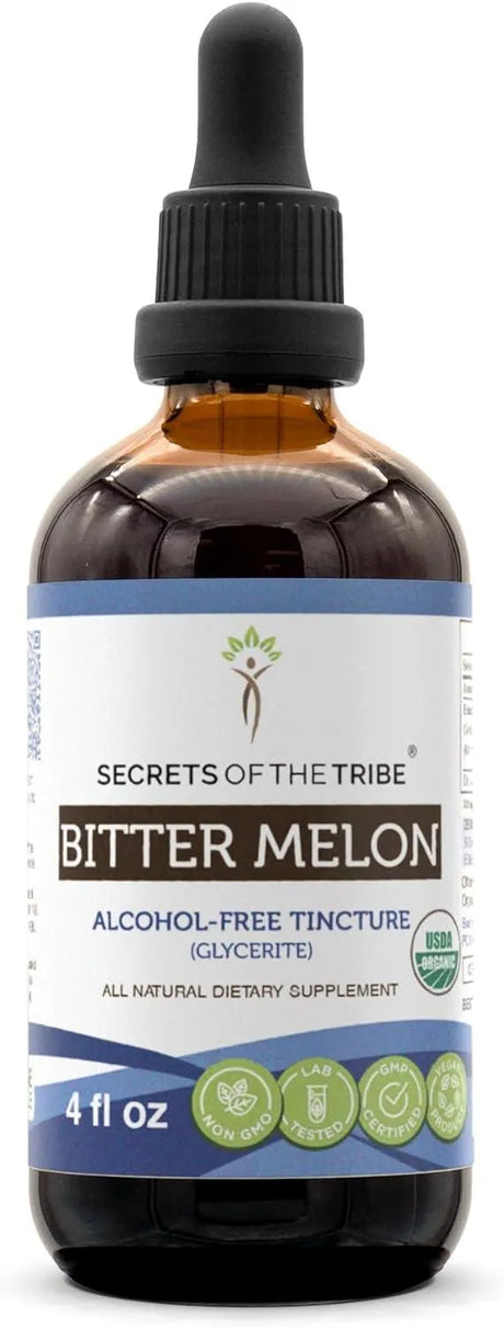 SECRETS OF THE TRIBE - Secrets of the Tribe Bitter Melon Alcohol-Free Extract 4 Fl.Oz. - The Red Vitamin MX - Suplementos Alimenticios - {{ shop.shopifyCountryName }}