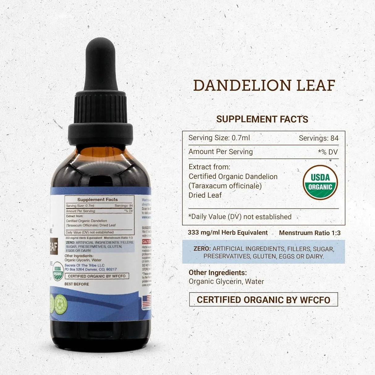 SECRETS OF THE TRIBE - Secrets of the Tribe Dandelion Leaf 2 Fl.Oz. - The Red Vitamin MX - Suplementos Alimenticios - {{ shop.shopifyCountryName }}