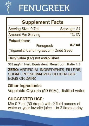 SECRETS OF THE TRIBE - Secrets of the Tribe Fenugreek Tincture 2 Fl. Oz. - The Red Vitamin MX - Suplementos Alimenticios - {{ shop.shopifyCountryName }}