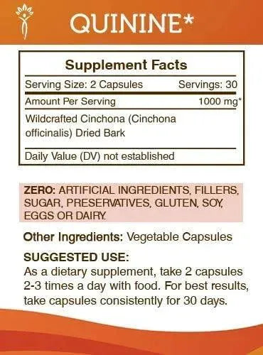 SECRETS OF THE TRIBE - Secrets of the Tribe Quinine 1000Mg. 60 Capsulas - The Red Vitamin MX - Suplementos Alimenticios - {{ shop.shopifyCountryName }}