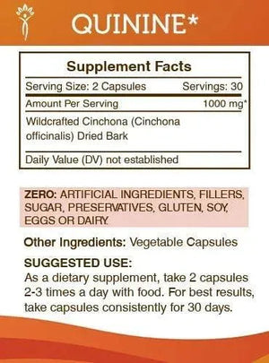 SECRETS OF THE TRIBE - Secrets of the Tribe Quinine 1000Mg. 60 Capsulas - The Red Vitamin MX - Suplementos Alimenticios - {{ shop.shopifyCountryName }}