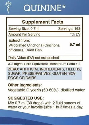 SECRETS OF THE TRIBE - Secrets of the Tribe Quinine Tincture 4 Fl.Oz. - The Red Vitamin MX - Suplementos Alimenticios - {{ shop.shopifyCountryName }}