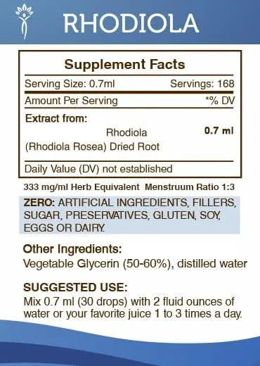 SECRETS OF THE TRIBE - Secrets of the Tribe Rhodiola Tincture 655Mg. 4 Fl.Oz. - The Red Vitamin MX - Suplementos Alimenticios - {{ shop.shopifyCountryName }}