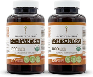 SECRETS OF THE TRIBE - Secrets of the Tribe Schisandra 1000Mg. 120 Capsulas 2 Pack - The Red Vitamin MX - Suplementos Alimenticios - {{ shop.shopifyCountryName }}