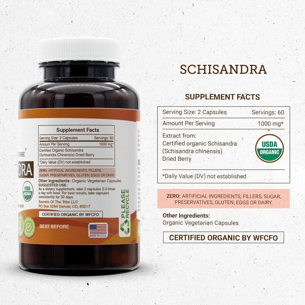 SECRETS OF THE TRIBE - Secrets of the Tribe Schisandra 1000Mg. 120 Capsulas 2 Pack - The Red Vitamin MX - Suplementos Alimenticios - {{ shop.shopifyCountryName }}