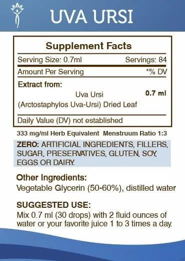 SECRETS OF THE TRIBE - Secrets of the Tribe Uva Ursi Tincture 2 Fl.Oz. - The Red Vitamin MX - Suplementos Alimenticios - {{ shop.shopifyCountryName }}