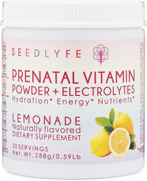 SEEDLYFE - Seedlyfe Prenatal Vitamin Powder with Electrolytes 288Gr. - The Red Vitamin MX - Suplementos Alimenticios - {{ shop.shopifyCountryName }}