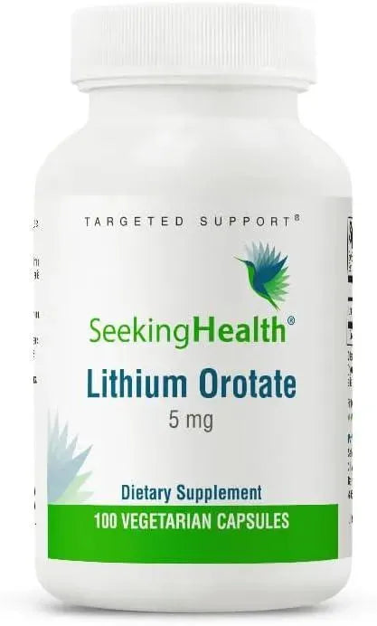 SEEKING HEALTH - Seeking Health Lithium Orotate 5Mg. 100 Capsulas - The Red Vitamin MX - Suplementos Alimenticios - {{ shop.shopifyCountryName }}