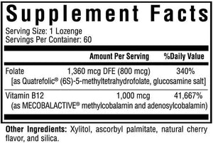 SEEKING HEALTH - Seeking Health Methyl B12 with L-Methylfolate 60 Tabletas - The Red Vitamin MX - Suplementos Alimenticios - {{ shop.shopifyCountryName }}