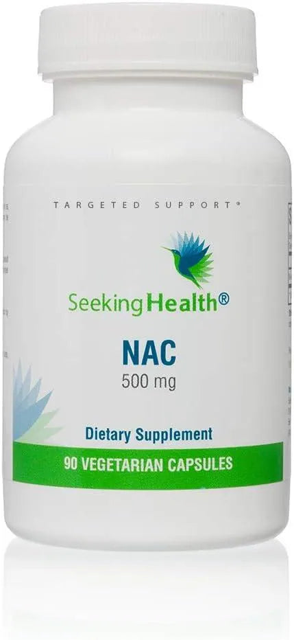 SEEKING HEALTH - Seeking Health NAC N-Acetyl-L-Cysteine 500Mg. 90 Capsulas - The Red Vitamin MX - Suplementos Alimenticios - {{ shop.shopifyCountryName }}