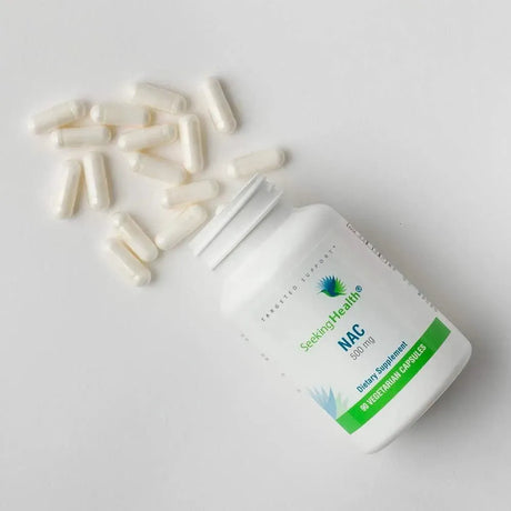 SEEKING HEALTH - Seeking Health NAC N-Acetyl-L-Cysteine 500Mg. 90 Capsulas - The Red Vitamin MX - Suplementos Alimenticios - {{ shop.shopifyCountryName }}