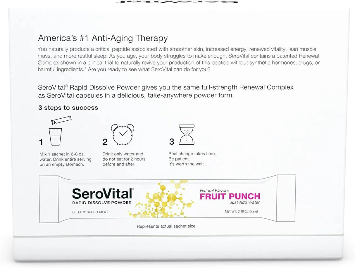 SEROVITAL - Serovital Renewal Complex Fruit Punch 30 Paquetes - The Red Vitamin MX - Suplementos Alimenticios - {{ shop.shopifyCountryName }}