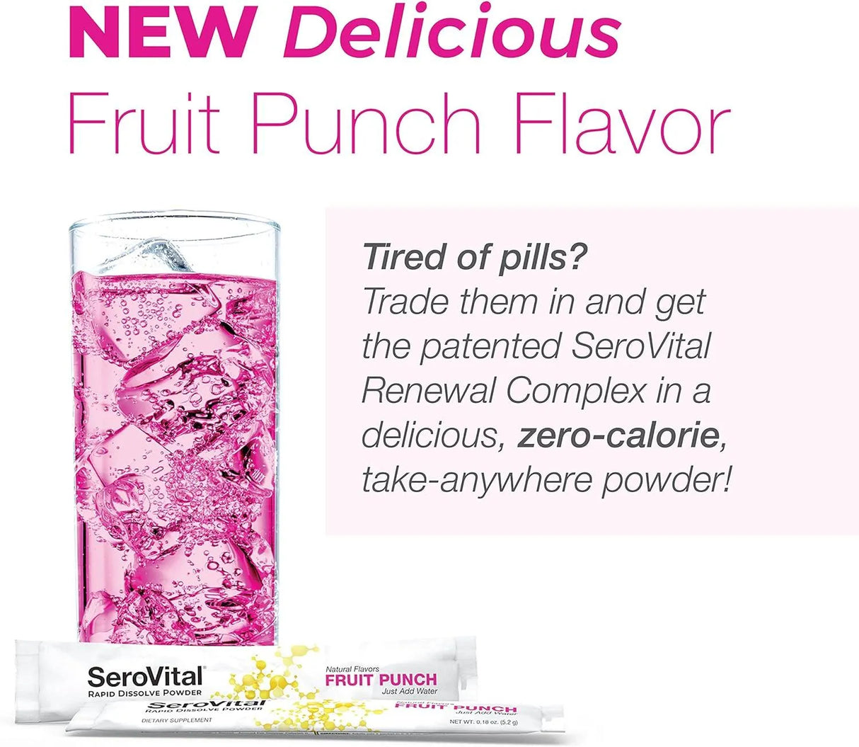 SEROVITAL - Serovital Renewal Complex Fruit Punch 30 Paquetes - The Red Vitamin MX - Suplementos Alimenticios - {{ shop.shopifyCountryName }}