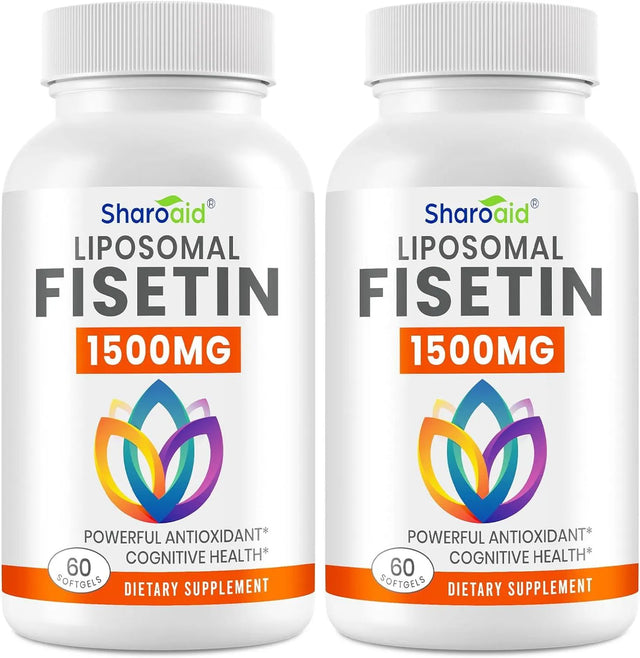 SHAROAID - Sharoaid Fisetin 1500Mg. 60 Capsulas 2 Pack - The Red Vitamin MX - Suplementos Alimenticios - {{ shop.shopifyCountryName }}