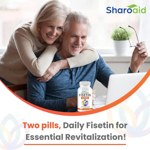 SHAROAID - Sharoaid Fisetin 1500Mg. 60 Capsulas 2 Pack - The Red Vitamin MX - Suplementos Alimenticios - {{ shop.shopifyCountryName }}