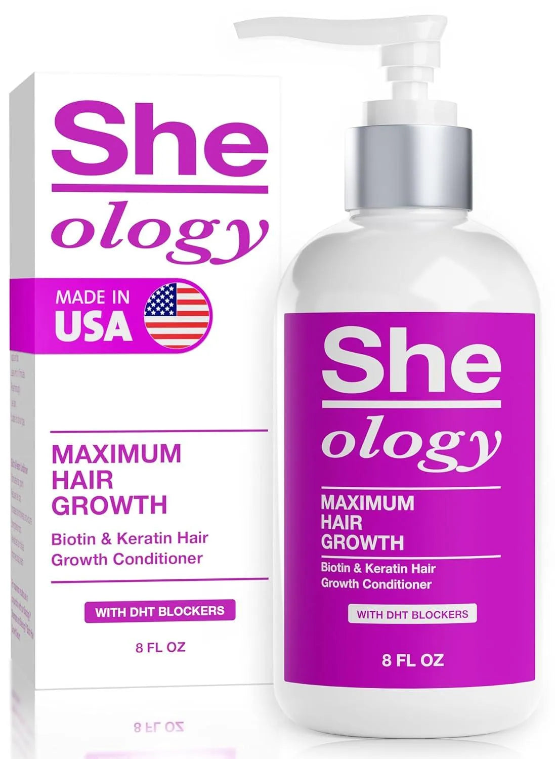 SHEOLOGY - Sheology Maximum Hair Growth Biotin & Keratin Conditioner For Women 8 Fl.Oz. - The Red Vitamin MX - Acondicionador Para Cabello - {{ shop.shopifyCountryName }}