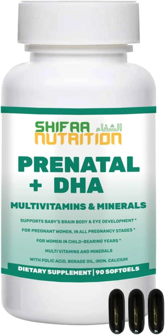 SHIFAA NUTRITION - SHIFAA NUTRITION Halal Prenatal Vitamins 90 Capsulas Blandas - The Red Vitamin MX - Suplementos Alimenticios - {{ shop.shopifyCountryName }}