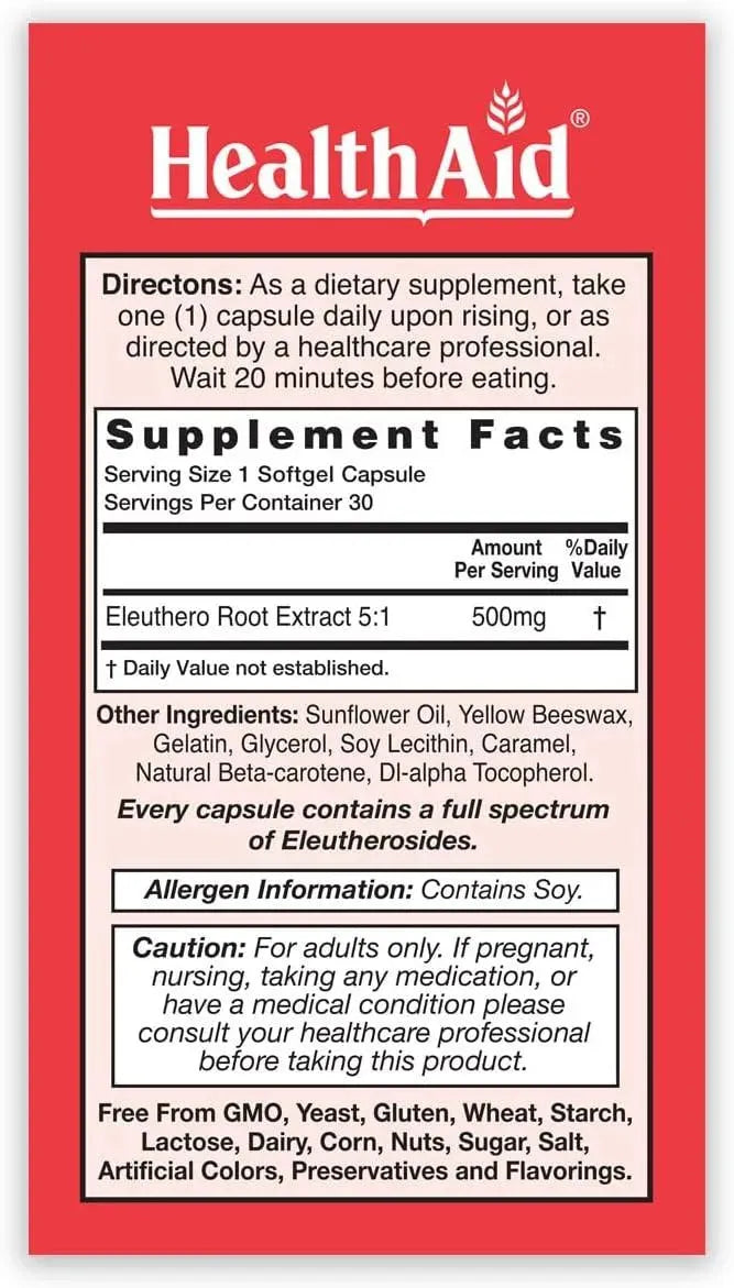 SIBERGIN - Sibergin Siberian Eleuthero 30 Capsulas Blandas - The Red Vitamin MX - Suplementos Alimenticios - {{ shop.shopifyCountryName }}