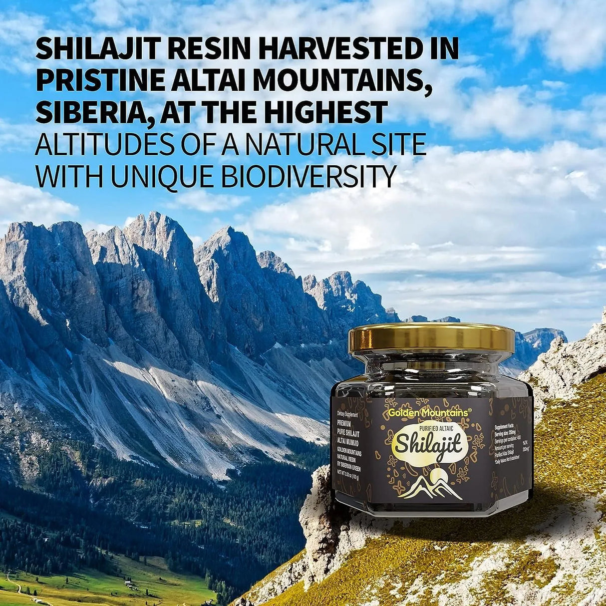 SIBERIAN GREEN - Siberian Green Pure Authentic Siberian Altai "Golden Mountains" Shilajit Resin 100Gr. - The Red Vitamin MX - Suplementos Alimenticios - {{ shop.shopifyCountryName }}