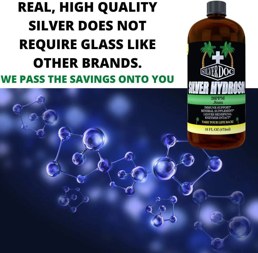 SILVER DOC - Silver Doc Colloidal Silver Hydrosol 20 PPM 32 Fl. Oz. - The Red Vitamin MX - Suplementos Alimenticios - {{ shop.shopifyCountryName }}