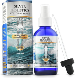 SILVER HOLISTICS - Silver Holistics Colloidal Silver Liquid 10PPM Solution 4 Fl. Oz. - The Red Vitamin MX - Suplementos Alimenticios - {{ shop.shopifyCountryName }}