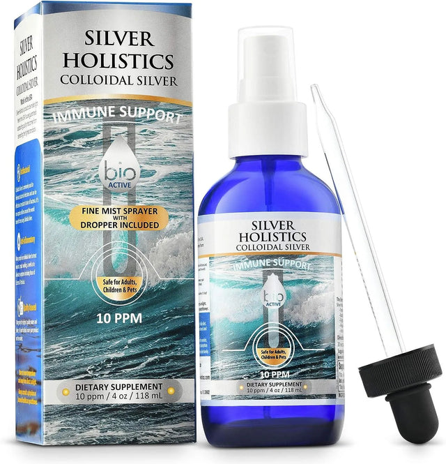 SILVER HOLISTICS - Silver Holistics Colloidal Silver Liquid 10PPM Solution 4 Fl. Oz. - The Red Vitamin MX - Suplementos Alimenticios - {{ shop.shopifyCountryName }}