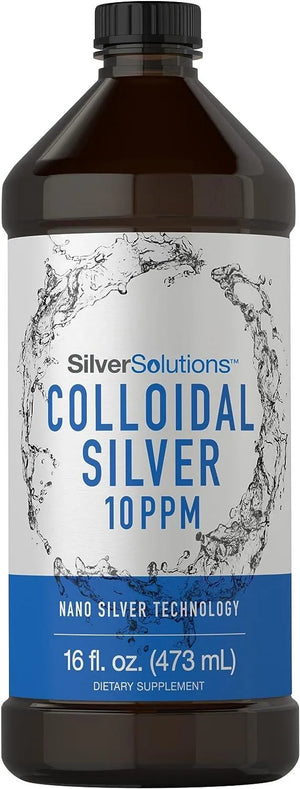 SILVER SOLUTIONS - Silver Solutions Colloidal Silver 10 PPM 473Ml. - The Red Vitamin MX - Suplementos Alimenticios - {{ shop.shopifyCountryName }}