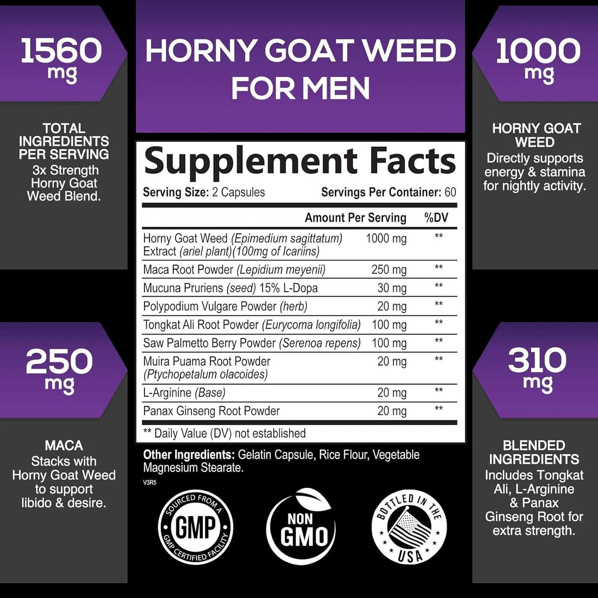 SILVERONYX - SILVERONYX Extra Strength Horny Goat Weed Extract 1560Mg. 120 Capsulas - The Red Vitamin MX - Suplementos Alimenticios - {{ shop.shopifyCountryName }}