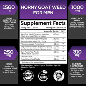 SILVERONYX - SILVERONYX Extra Strength Horny Goat Weed Extract 1560Mg. 120 Capsulas - The Red Vitamin MX - Suplementos Alimenticios - {{ shop.shopifyCountryName }}