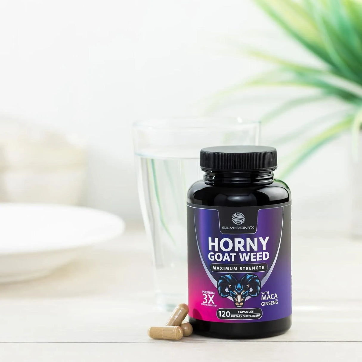 SILVERONYX - SILVERONYX Extra Strength Horny Goat Weed Extract 1560Mg. 120 Capsulas - The Red Vitamin MX - Suplementos Alimenticios - {{ shop.shopifyCountryName }}